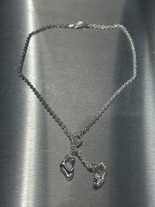 OCTI - Double Island Necklace 18 Inch - AW25 - Silver